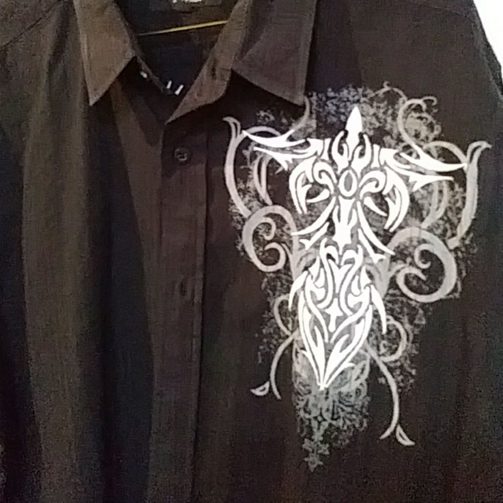 Mens Casual Dress Shirt - Picture 3 of 5